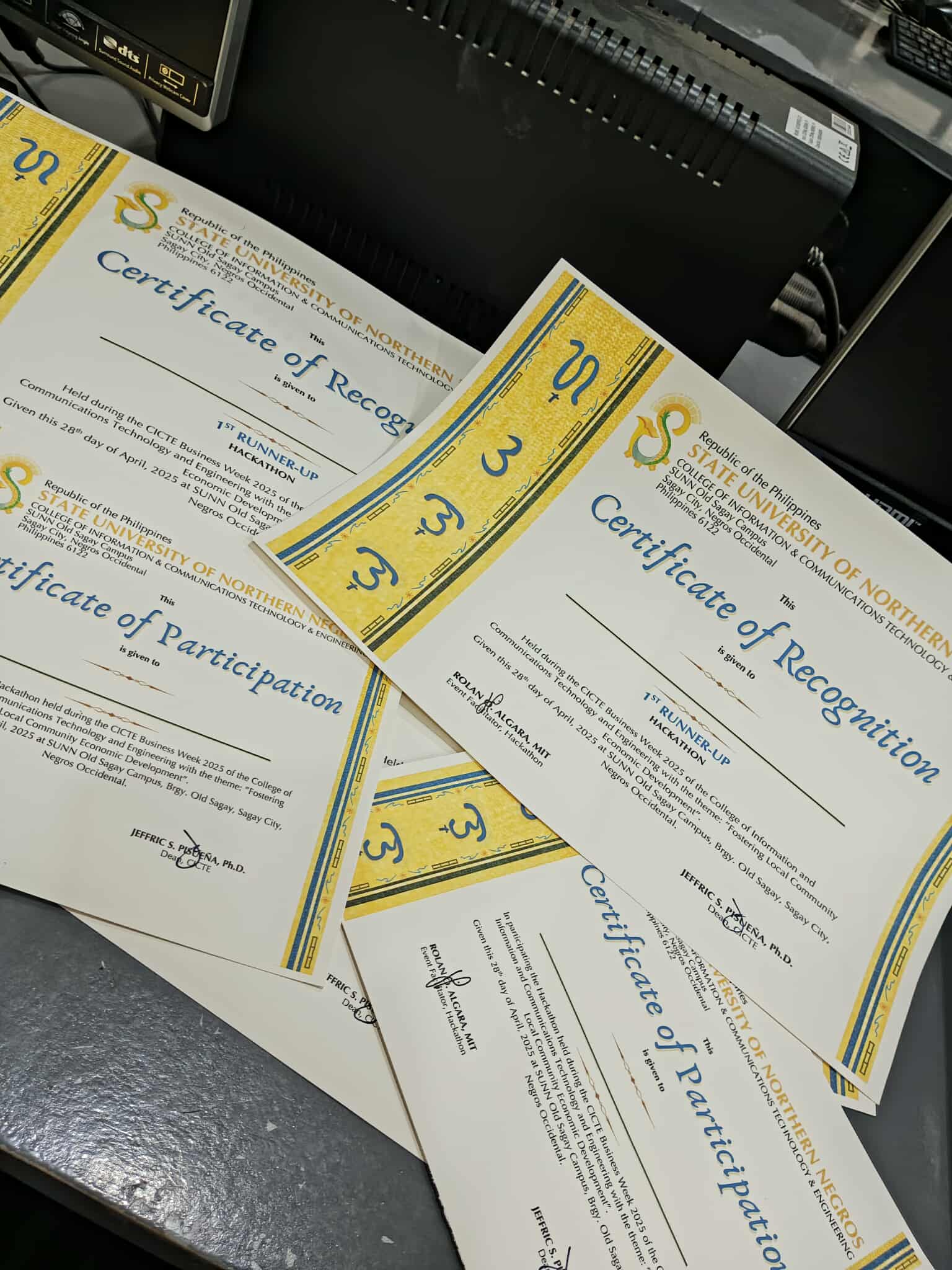 Certificate of Participation 2025